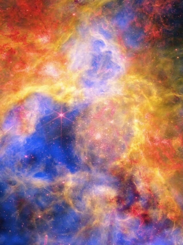 Colorful Collage of Tarantula Nebula - NASA